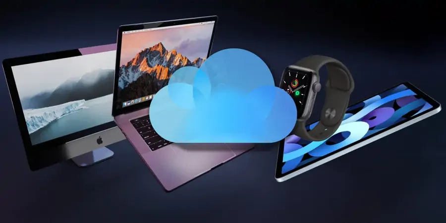 iPhone, iPad, Mac và Apple Watch đồng bộ hóa qua iCloud.